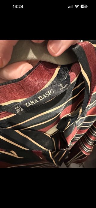 Camicia lunga/vestito a righe