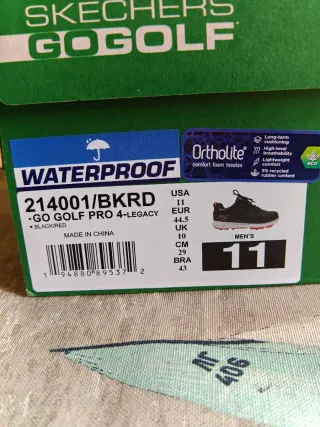 Zapatos de Golf Skechers Talla 44.5 Nuevos