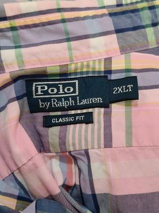Camisa cuadros Ralph Lauren Talla 2XLT