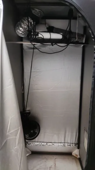 Armario Cultivo Interior Negro Kit completo