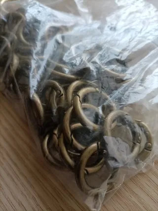 Lote 2 bolsas anilla mosquetón bolsos