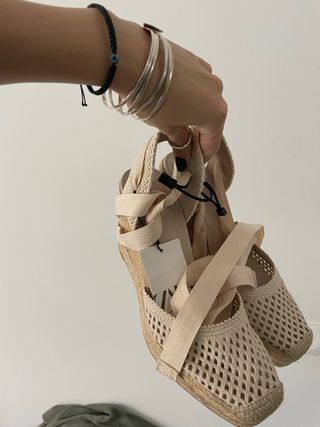 Sandalias Zara Beige