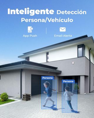 Reolink 4K Kit Camaras de Seguridad, 4X Cámaras IP