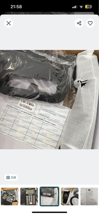 Telefone Fixo Maxcom MM28D Novo