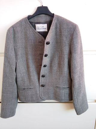 Blazer Lana Merino Carla Carini Grigio italy 42
