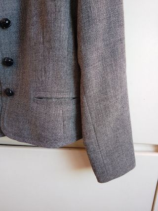 Blazer Lana Merino Carla Carini Grigio italy 42