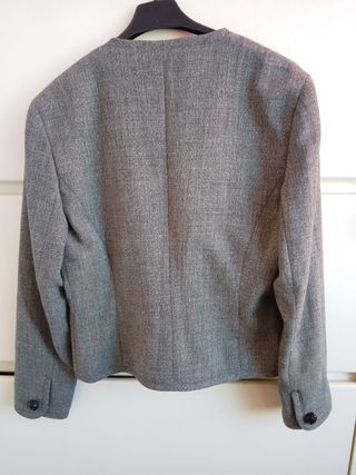 Blazer Lana Merino Carla Carini Grigio italy 42