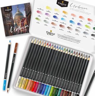 Castle Arts - Set temático de 24 lápices de colore