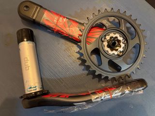 Bielas SRAM X01 Carbono 175mm Plato 32 Boost NUEVA