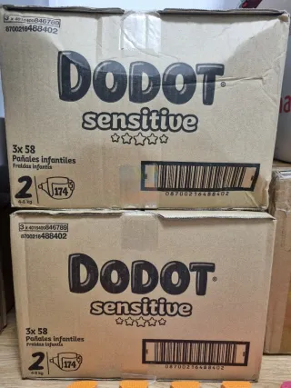 Dodot Sensitive Talla 2 Pañales Infantiles (3x58)