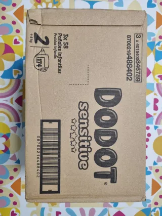 Dodot Sensitive Talla 2 Pañales Infantiles (3x58)