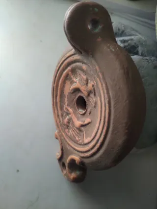 Lanterna romana o Lampada a olio Argilla vintage