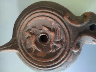 Lanterna romana o Lampada a olio Argilla vintage