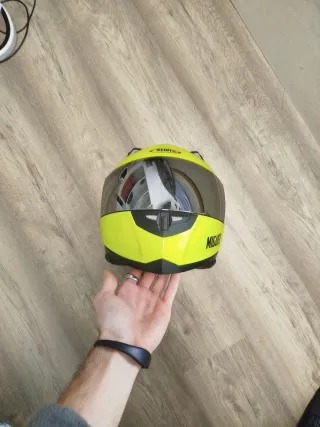 Casco Shiro Amarillo Casi Nuevo