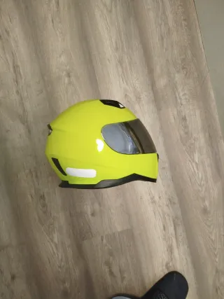 Casco Shiro Amarillo Casi Nuevo