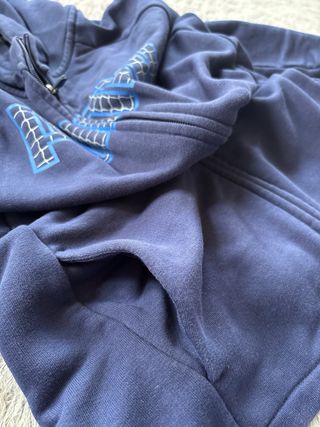 Felpa Puma con cappuccio blu