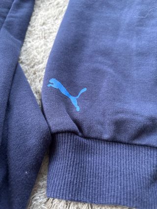 Felpa Puma con cappuccio blu
