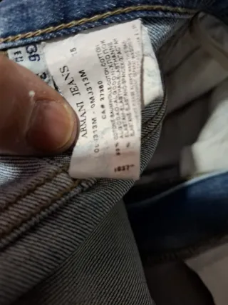 Jeans Armani Taglia W36 99% Cotone