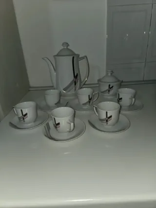 Set Winterling Bavaria 6 tazze teiera zuccheriera