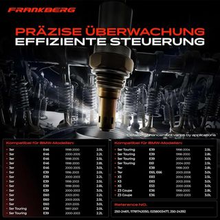 Frankberg Sonda Lambda Compatible con 3er E46 320-