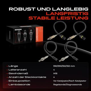 Frankberg Sonda Lambda Compatible con 3er E46 320-