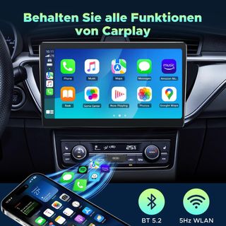 Lamto Adaptador inalámbrico Carplay 2 en 1 para A-