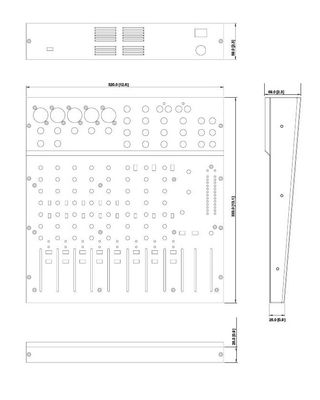 Mezclador Phonic AM532 - 5 Mic/L+3 ST Rack