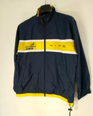 Chaqueta Nike Vintage Azul/Amarillo Retro Talla S