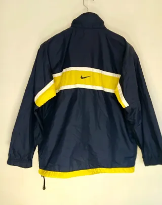 Chaqueta Nike Vintage Azul/Amarillo Retro Talla S