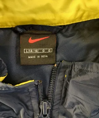 Chaqueta Nike Vintage Azul/Amarillo Retro Talla S