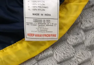 Chaqueta Nike Vintage Azul/Amarillo Retro Talla S