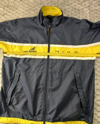 Chaqueta Nike Vintage Azul/Amarillo Retro Talla S