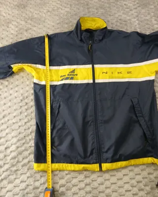 Chaqueta Nike Vintage Azul/Amarillo Retro Talla S