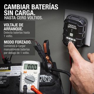 NOCO GENIUS1: Cargador Inteligente de baterías 1A