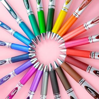 Pentel - Bolígrafo retráctil de gel EnerGel, 0,7 m