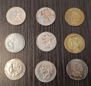 Antiguas Monedas Historia Peseta