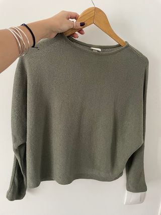 Top H&M Verde Oliva