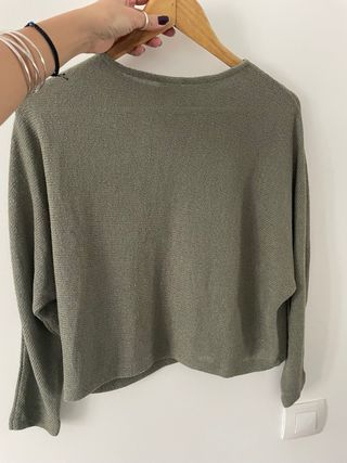 Top H&M Verde Oliva