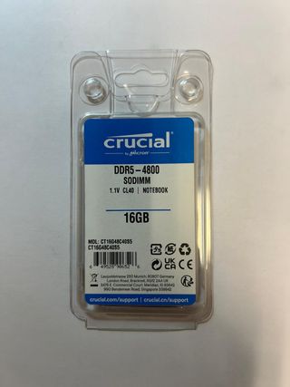 Crucial 16GB DDR5-4800 SODIMM RAM