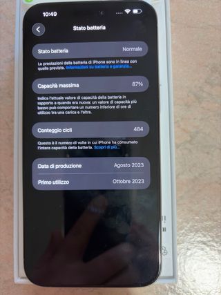 iPhone 15 Pro Max 256GB Nero/Oro