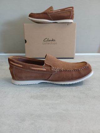 CLARKS - Mocasines Noonan Step, talla 41.5(42EU)