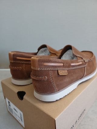 CLARKS - Mocasines Noonan Step, talla 41.5(42EU)