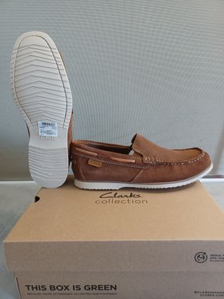 CLARKS - Mocasines Noonan Step, talla 41.5(42EU)