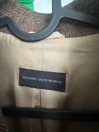 Cappotto Massimo Dutti Marrone Jaspeado Donna