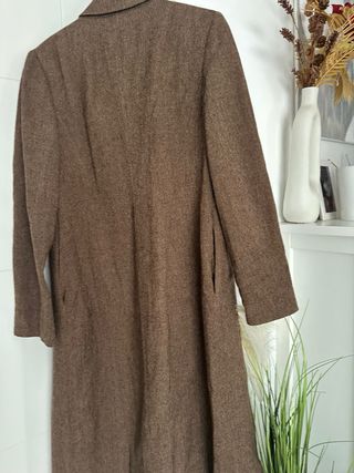 Cappotto Massimo Dutti Marrone Jaspeado Donna
