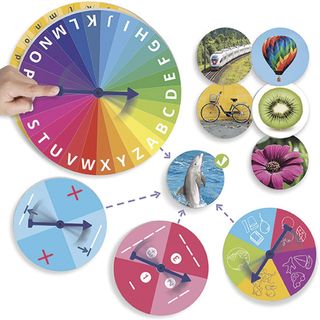 Akros ruleta prelectura juego lenguaje educativo