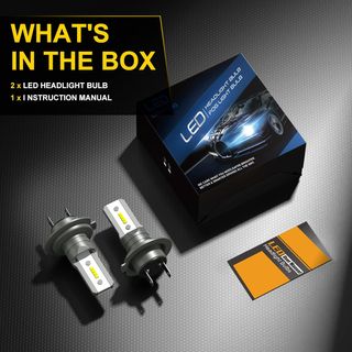 SHINYY Bombilla H7 LED Faro para Coche y Moto, 160