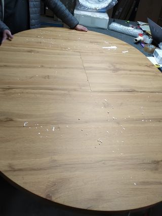 Mesa Comedor Redonda Extensible Aduna