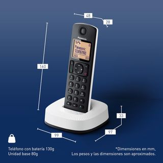Panasonic KX-TGC310SP2 Teléfono Inalámbrico Digita
