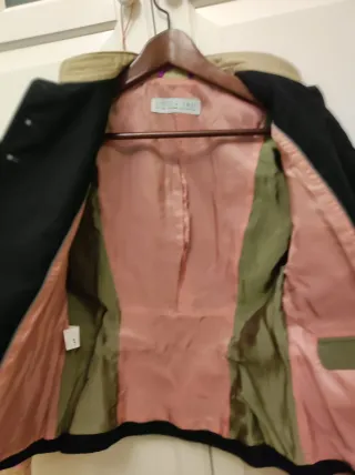 Chaqueta Napoleón Debota & Lomba Negra Dorada